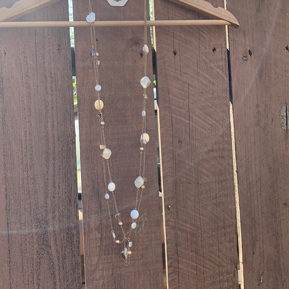 CJ Banks Jewelry - CJ Banks long beaded/stone necklace, nwt